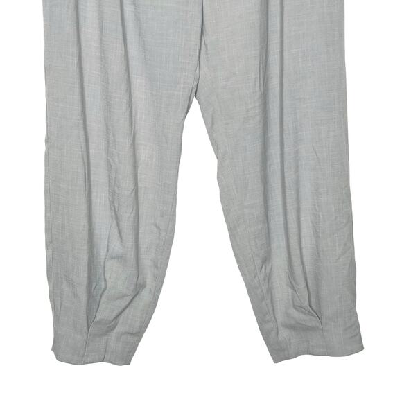 EXPRESS High Rise Jogger Pants Relaxed Fit Elastic Waist Drawstring Gray Size L - Picture 3 of 9
